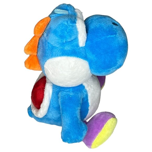 Super Mario Bros Blue Yoshi Plush Toy 11 Inch Stuffed Animal Figure Dinosaur - Picture 4 of 6